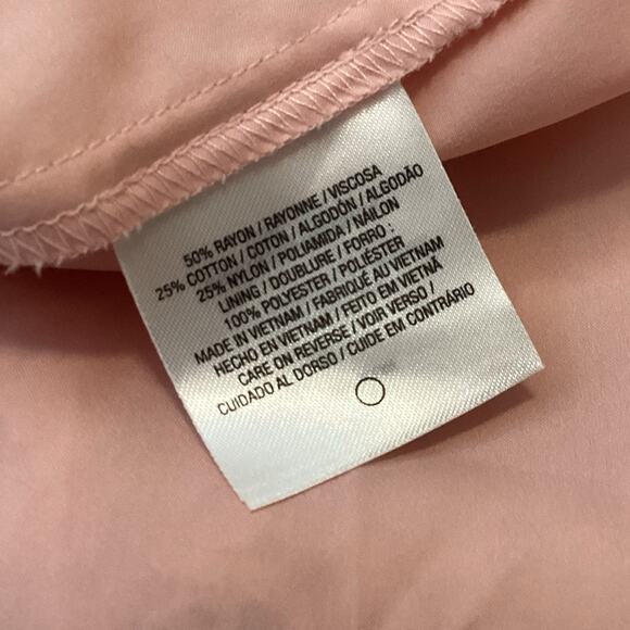 Sportmax Defile Pink 3 D Floral Appliqué Fit and Flare Formal Dress L -XL - Picture 11 of 12